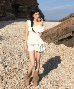 ミニワンピース ミニティアードワンピース WHITE