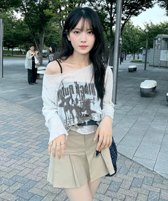 스트랩 크로스 보헤미안 프릴 숄더백 블랙