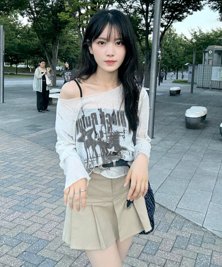 스트랩 크로스 보헤미안 프릴 숄더백 블랙