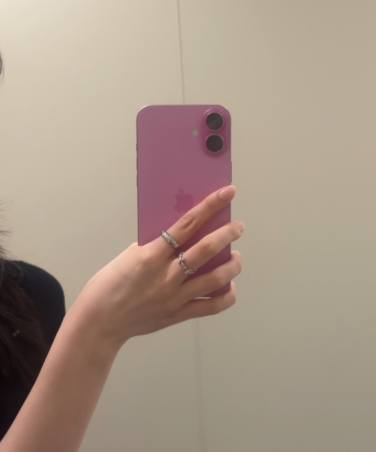 동글 스타 반지 실버