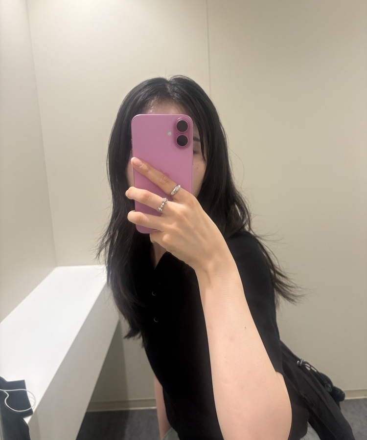 큐빅 크로스 링 실버