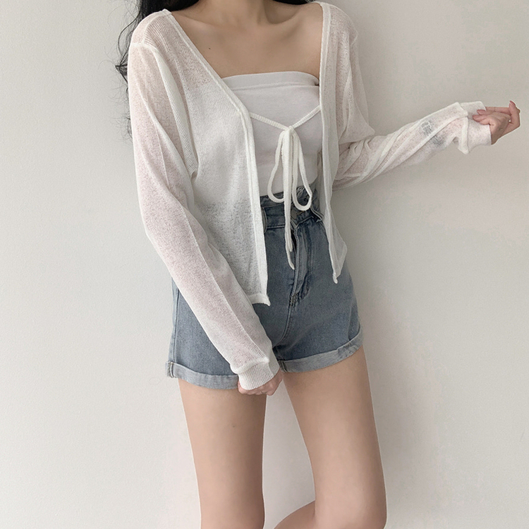 シャーベットボレロカーディガン WHITE