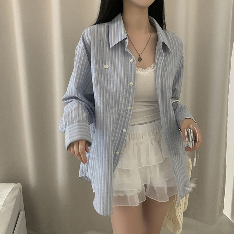 バンディングシースルーフリルミニスカート WHITE