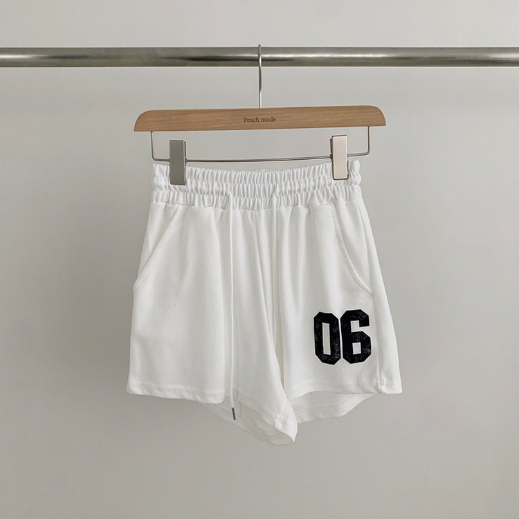 【SET】アンバランス半袖Tシャツ ショートパンツ