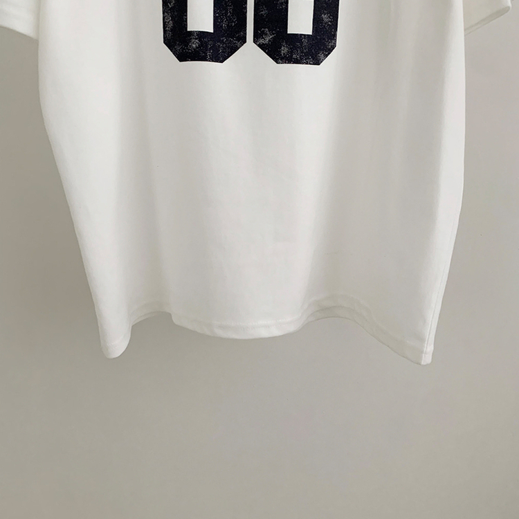 【SET】アンバランス半袖Tシャツ ショートパンツ