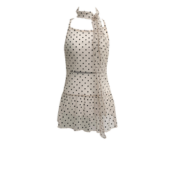 【マフラー付き】ドットホルターシースルーキャミソール