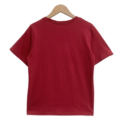半袖Tシャツ ルーズチェックワッペン半袖Tシャツ
