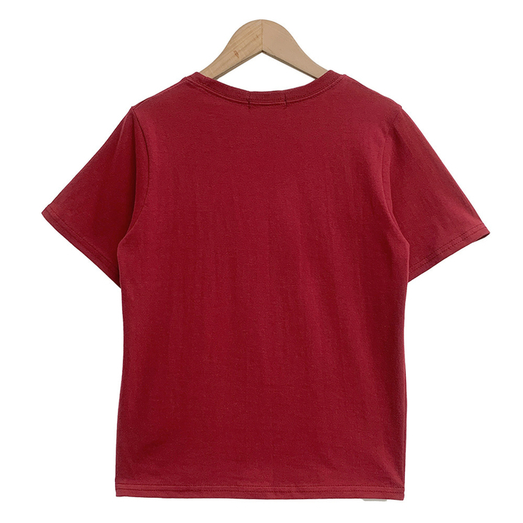 ルーズチェックワッペン半袖Tシャツ