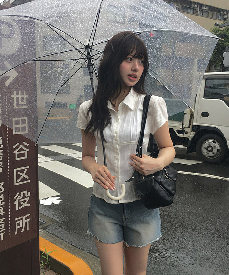 SPS35277 ビンテージダメージショートパンツ ショートパンツ