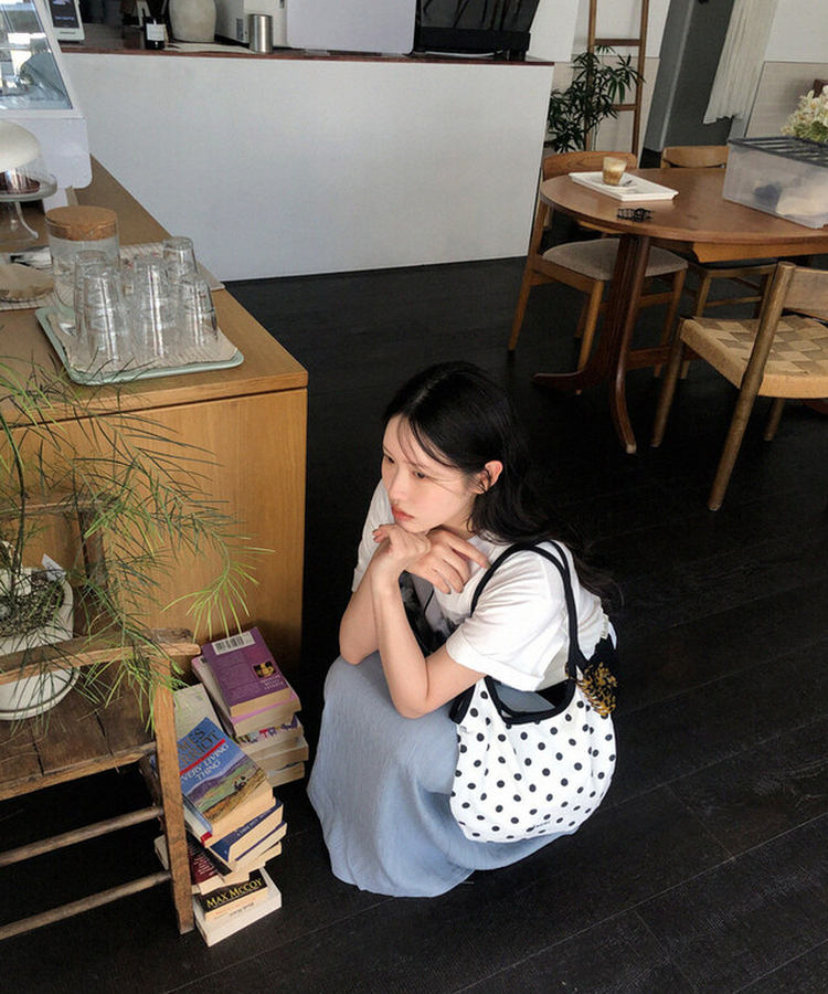 カットプリンティング半袖Tシャツ IVORY
