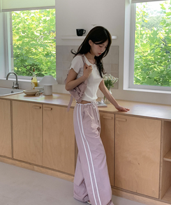 バッグ ベルトバックルショルダークロスバッグ PINK
