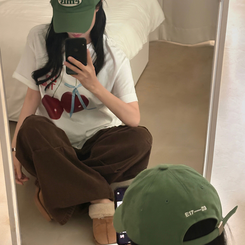 半袖Tシャツ チェリーリング半袖Tシャツ IVORY