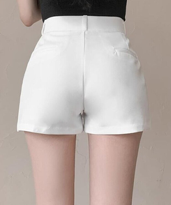 ショートパンツ ハーフショートパンツ IVORY