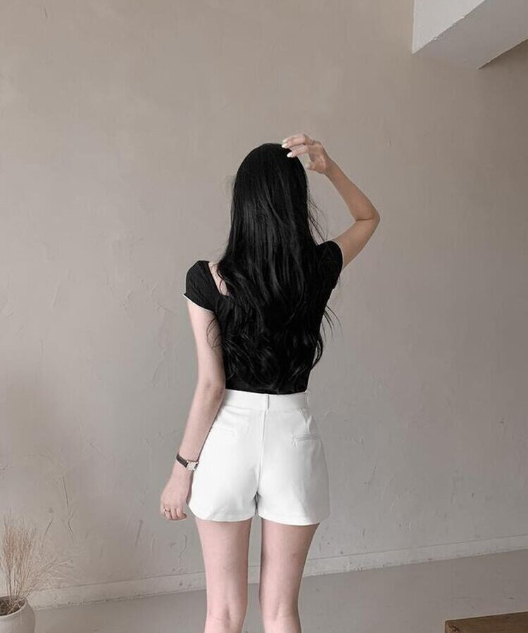 ハーフショートパンツ IVORY