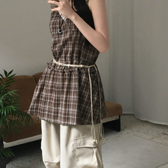 ファッション雑貨 ボヘミアンウッドベルト IVORY