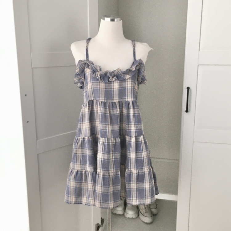 モーリーガールチェックワンピース