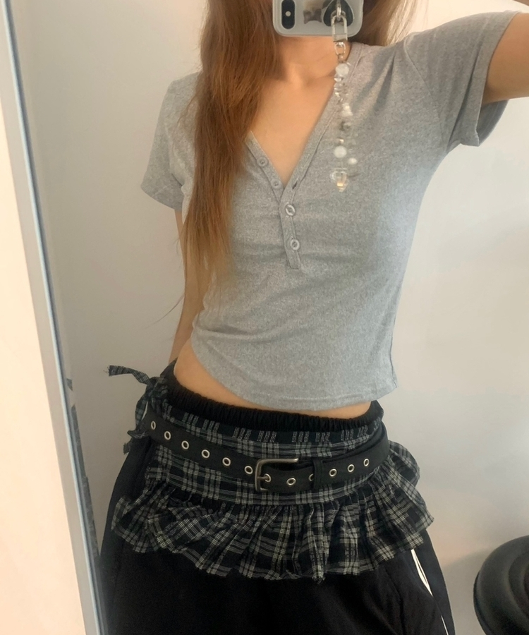 Y2Kバックルアイレットベルト BLACK