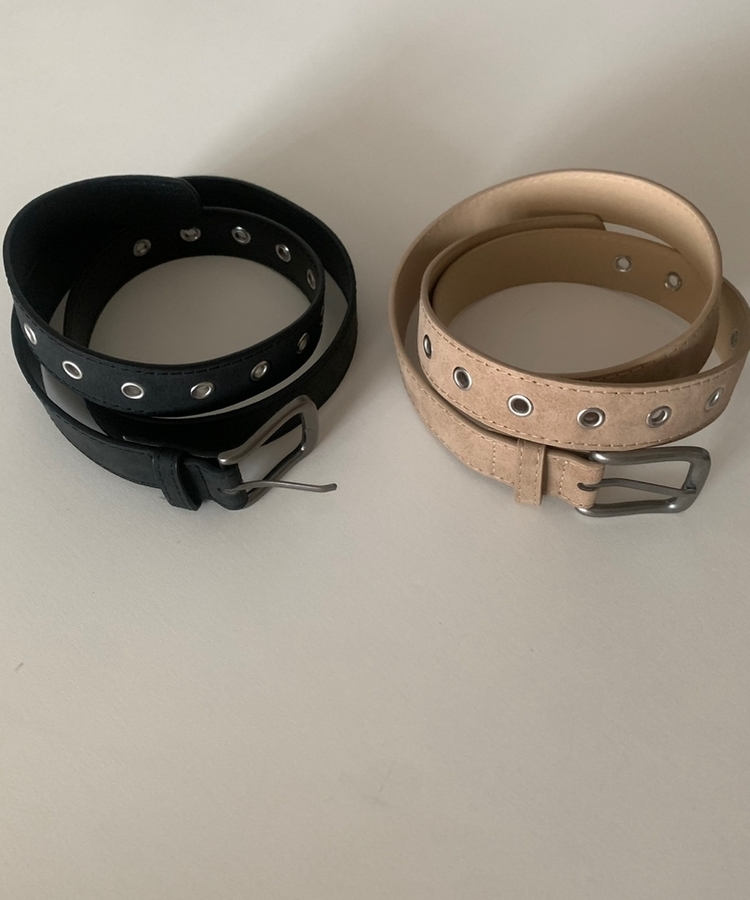 Y2Kバックルアイレットベルト