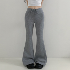 トレーニングパンツ バンディングブーツカットトレーニングパンツ(5color) GREY