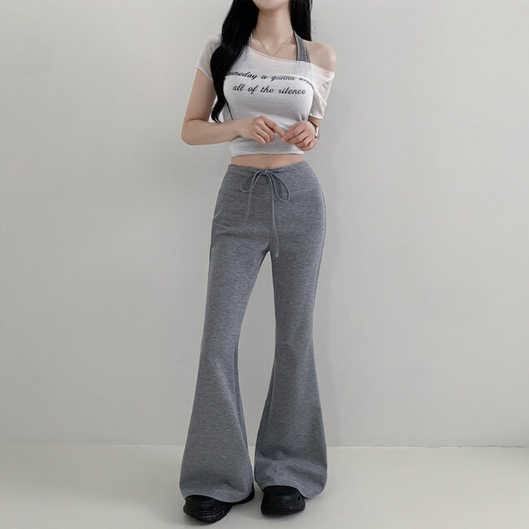 バンディングブーツカットトレーニングパンツ(5color) GREY