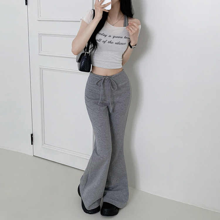 バンディングブーツカットトレーニングパンツ(5color) GREY
