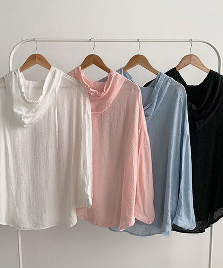 나푸 소프트 후드 버튼 포켓 남방 루즈핏 셔츠