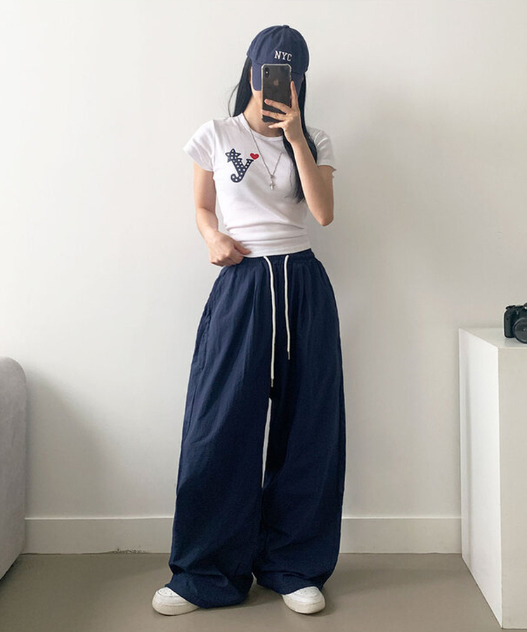 ビッグプリンティング半袖Tシャツ IVORY