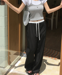 ツーピース レイヤードホルター半袖Tシャツ IVORY