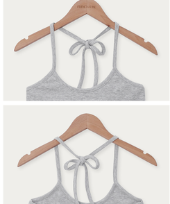 ツーピース レイヤードホルター半袖Tシャツ