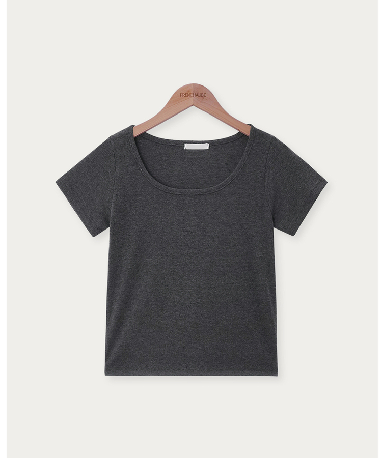 レイヤードホルター半袖Tシャツ