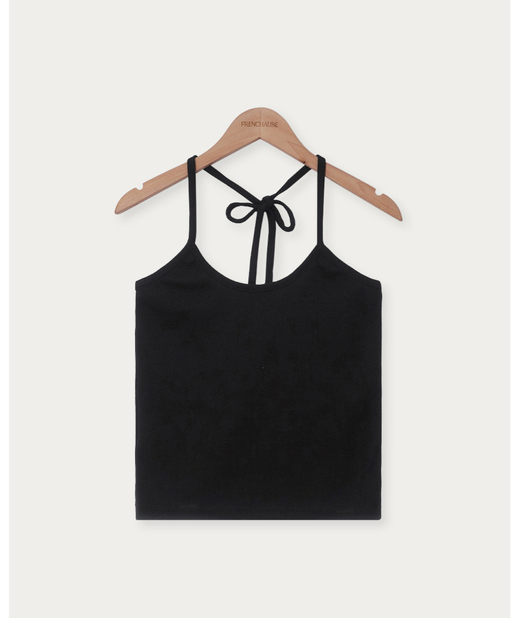 レイヤードホルター半袖Tシャツ