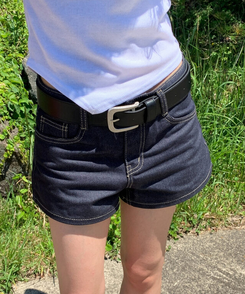 デイリーデニムショートパンツ DEEP DENIM