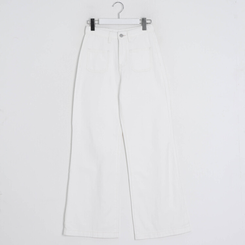 フロントポケットコットンデニムパンツ