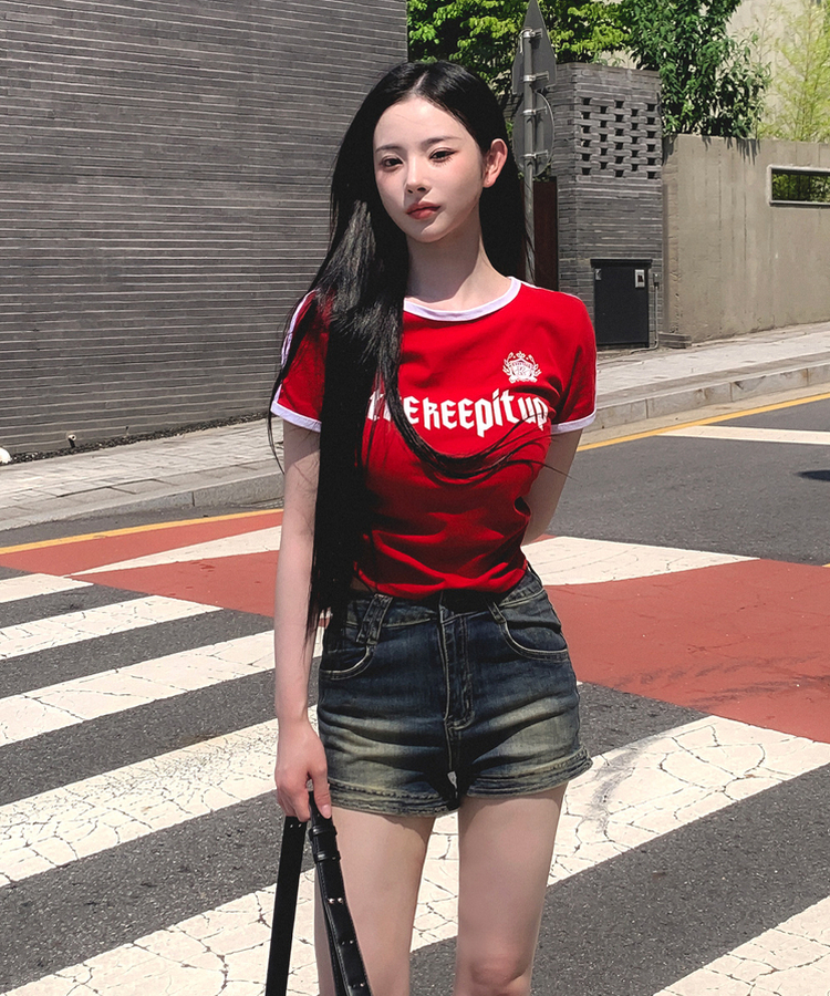 ウォッシングコットンショートパンツ BLUE