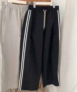 ダブルラインナイロンルーズパンツ(6color)