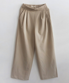 スラックス シンプルワイドスラックス