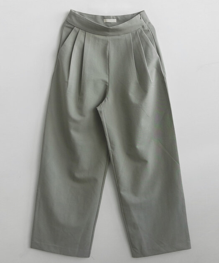 シンプルワイドスラックス