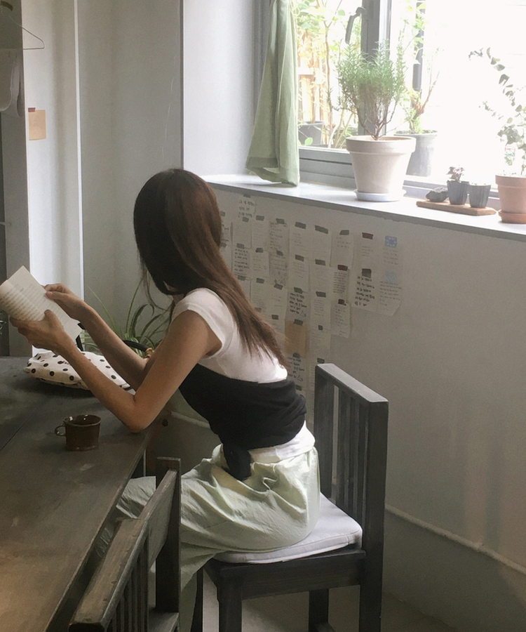 パンチング半袖Tシャツ(5color) IVORY