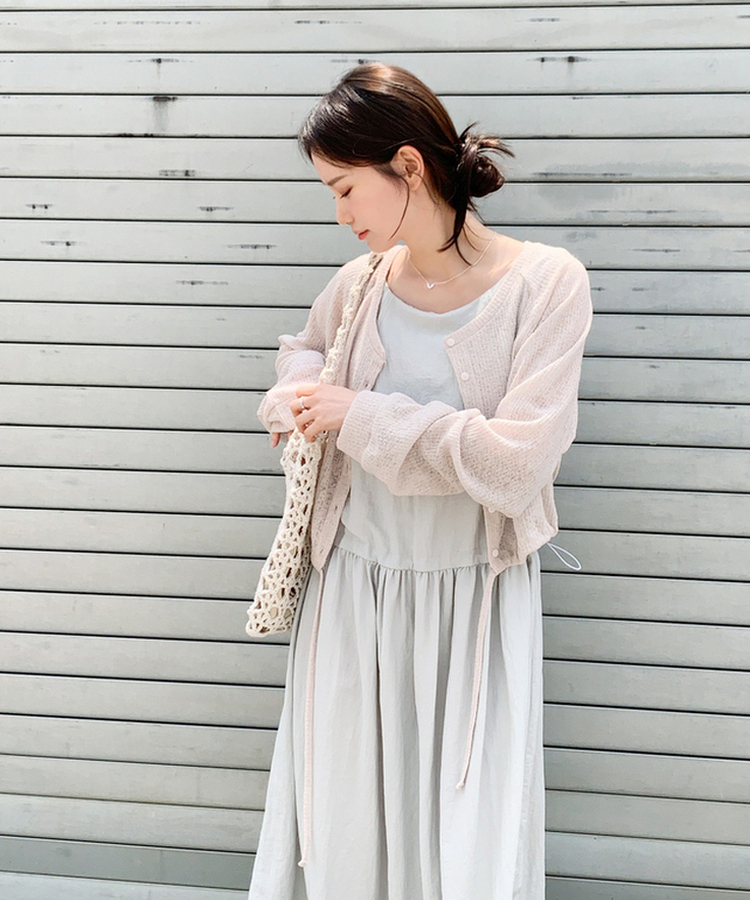 ラグランルーズカーディガン(5color) CREAM