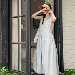 ニットバッグ＋ワンピースセット♥）サンディ かぎ針編みニット