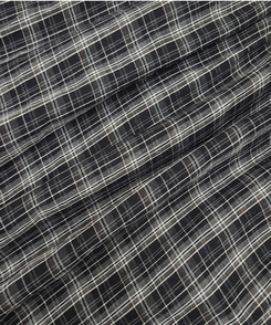 バンディングティアードチェックロングスカート