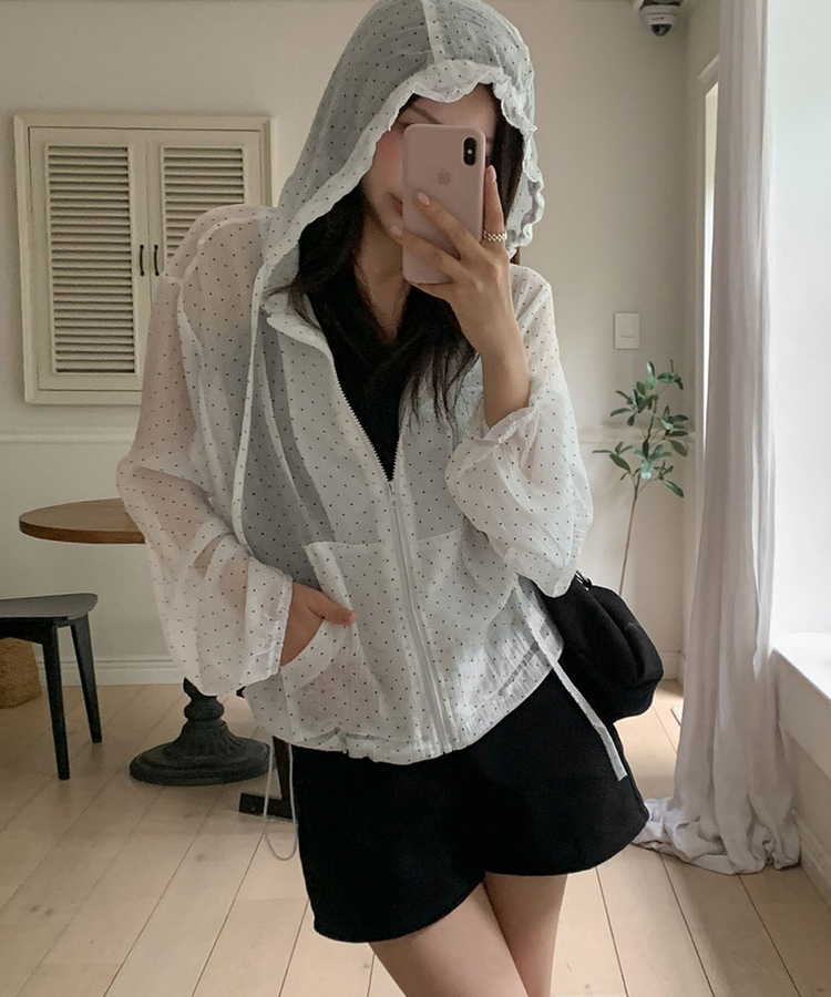 ハニーミーハニー淡いピンク フリル ジップアップジャケット 【公式通販】