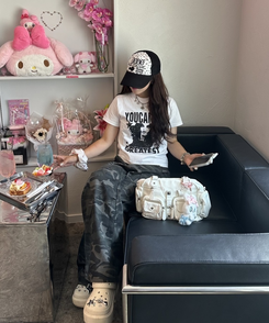 ミリタリーブーツカットパンツ KHAKI