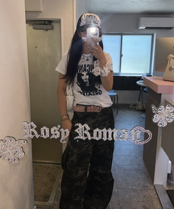 ミリタリーブーツカットパンツ KHAKI