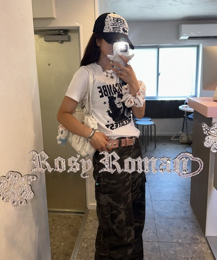 ミリタリーブーツカットパンツ KHAKI