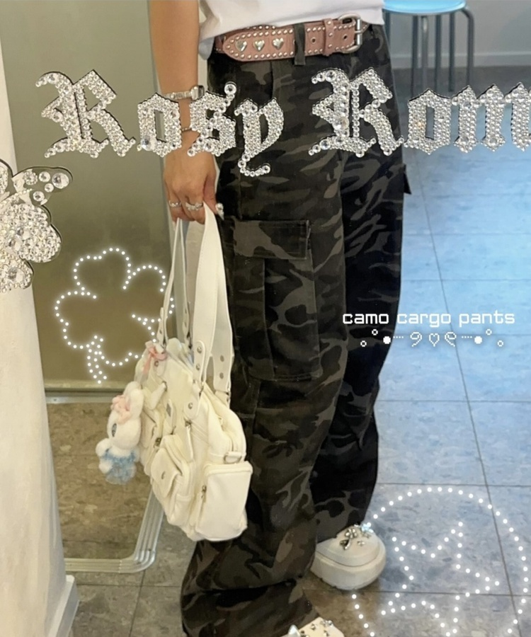 ミリタリーブーツカットパンツ KHAKI