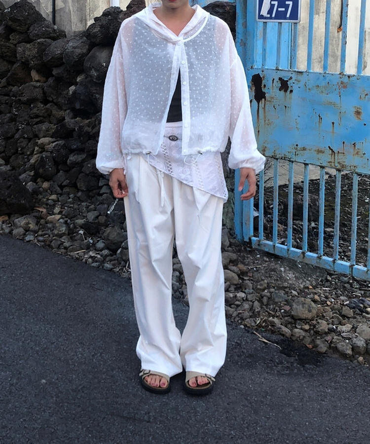 シースルールーズウィンドブレーカー｜ジャンパー｜韓国