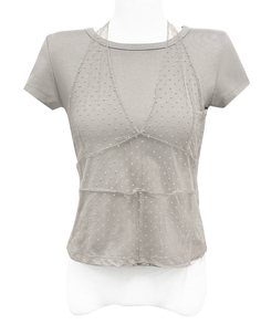 ホルターレイヤード半袖Tシャツ