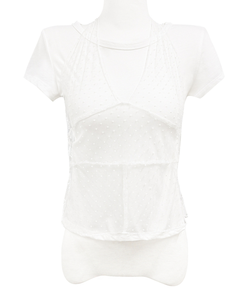 ホルターレイヤード半袖Tシャツ