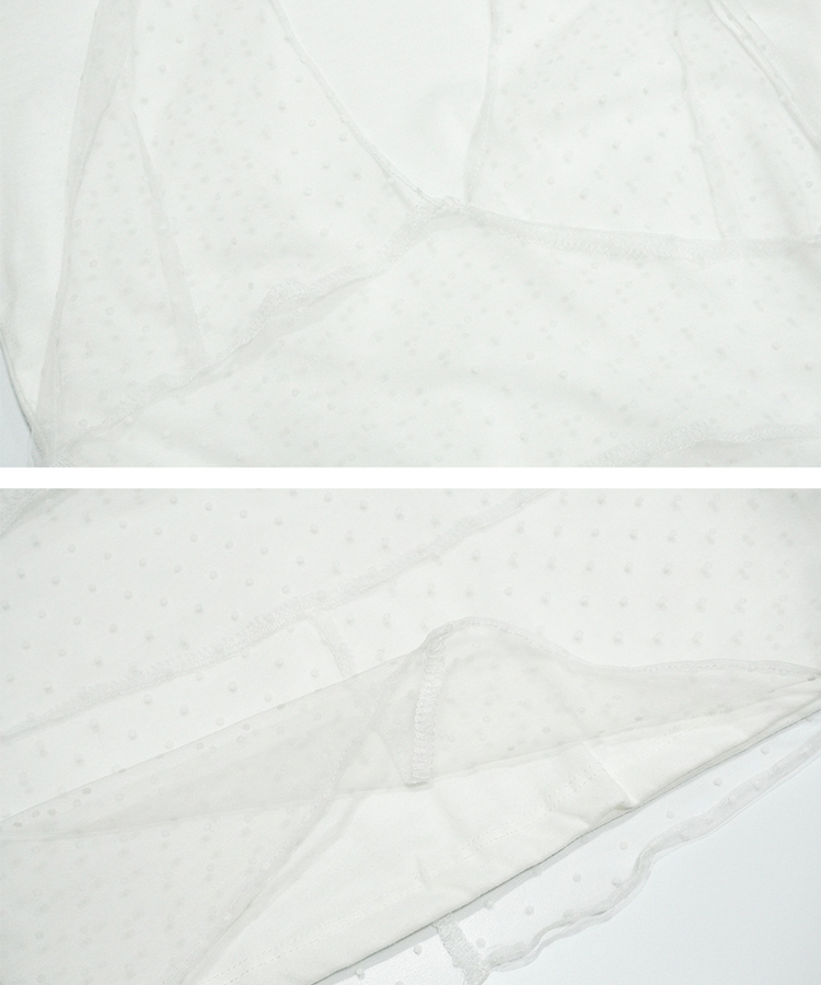 ホルターレイヤード半袖Tシャツ